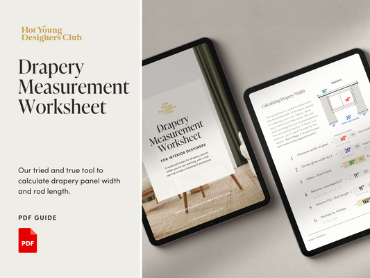 Drapery Measurement Worksheet