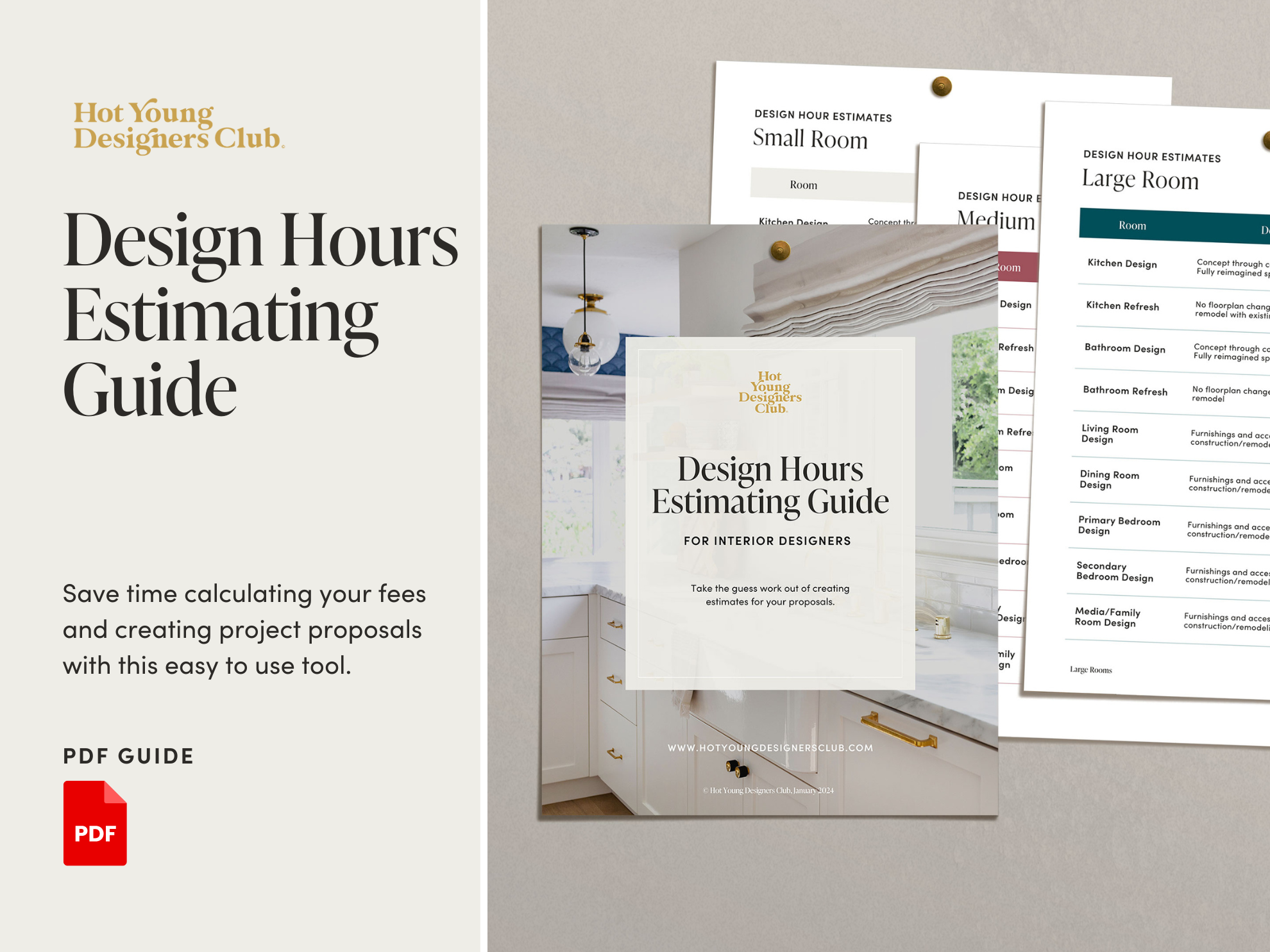 Hours Estimating Guide for Interior Design Projects | HYDC
