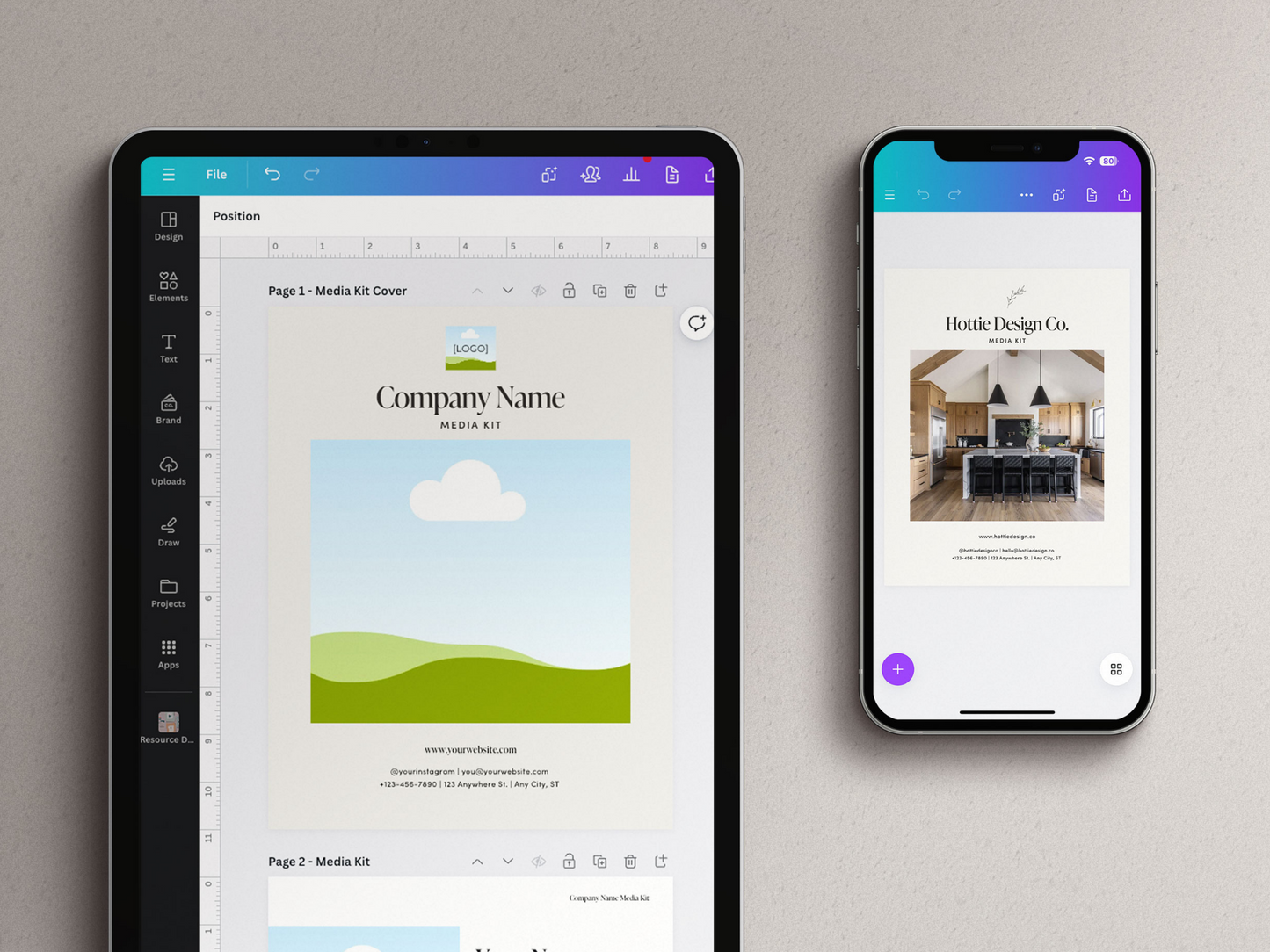 Media Kit for Interior Designers
