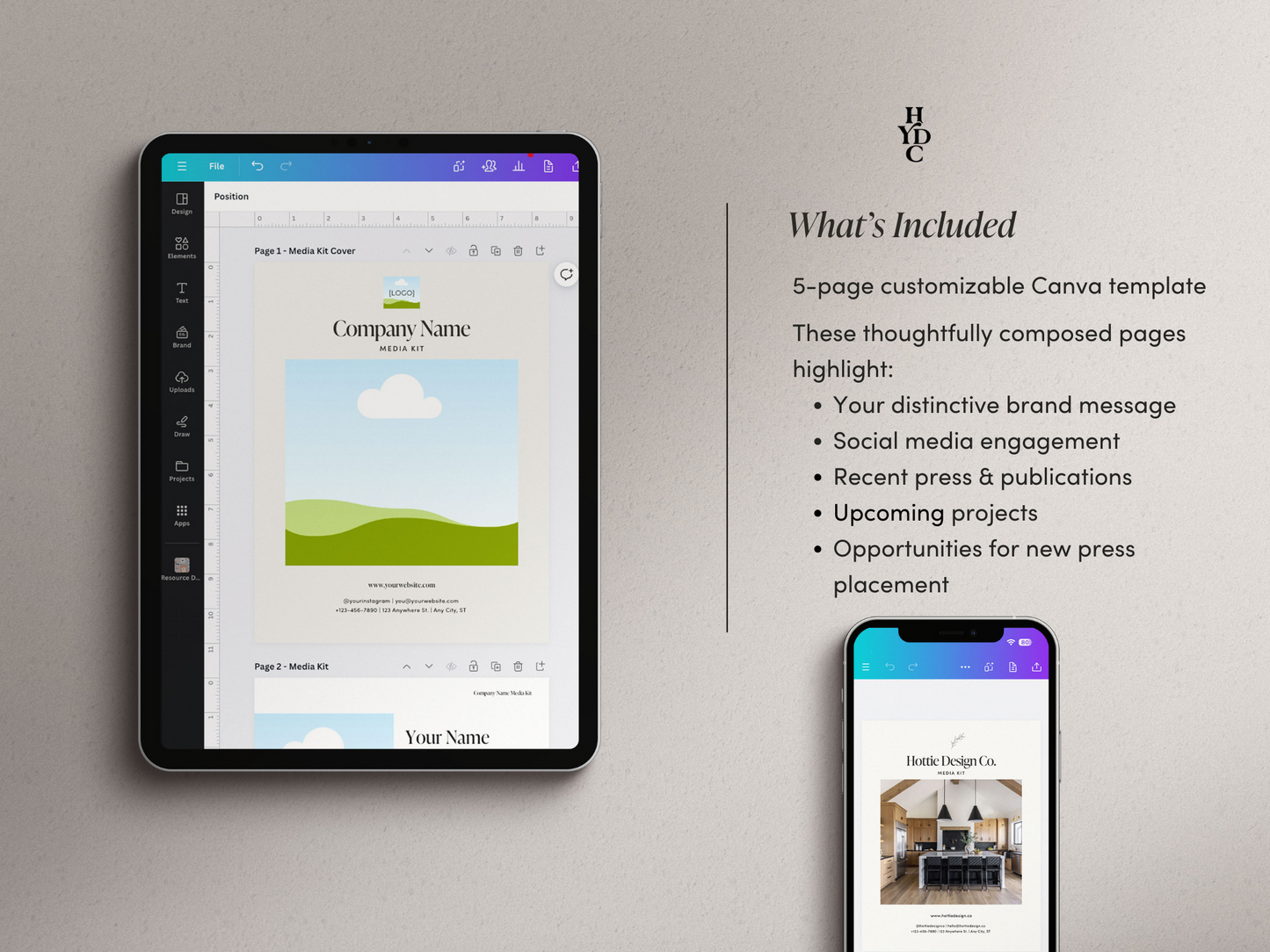 Media Kit for Interior Designers