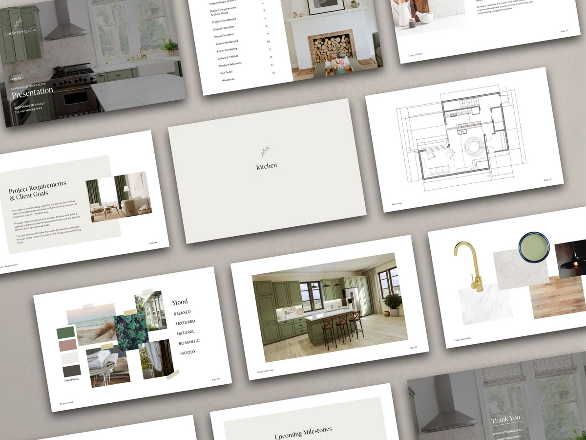 Interior Design Presentation Template | Hot Young Designers Club